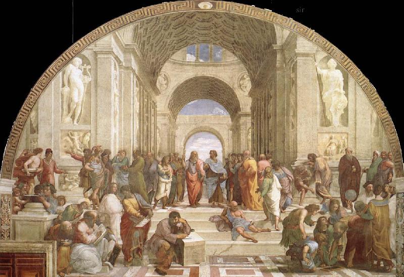 Aragon jose Rafael The School of Athens